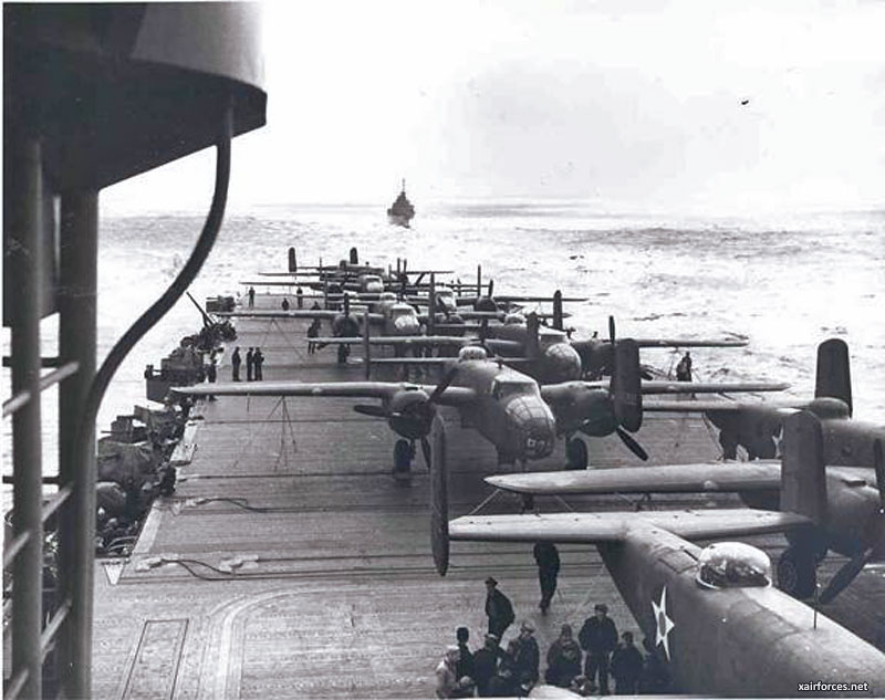 Doolittle Raid on Japan, 18 April 1942